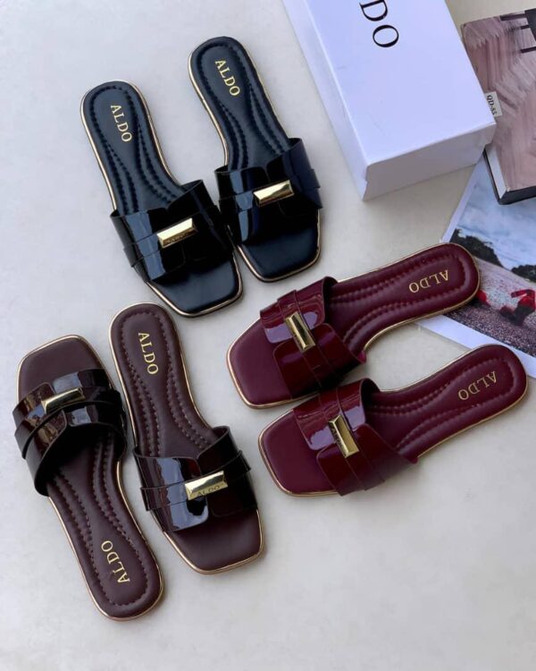 patent leather flat for ladies