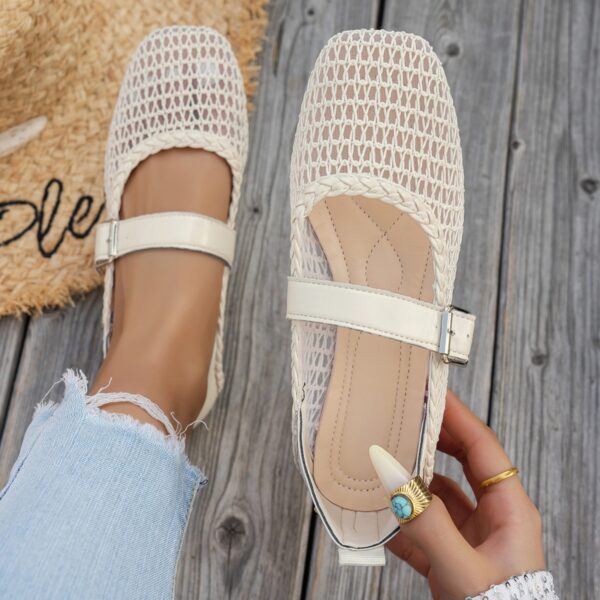 women's mesh ballerina shoes