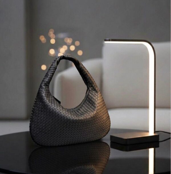woven dumpling shoulder bag