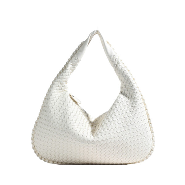 woven dumpling shoulder bag
