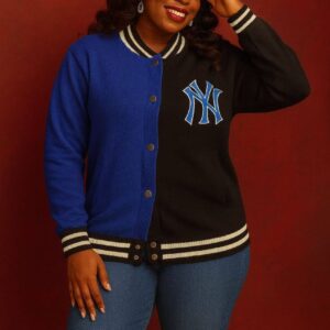 turkish style 2-tone varsity sweater