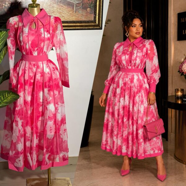 Color Splash Maxi Dress