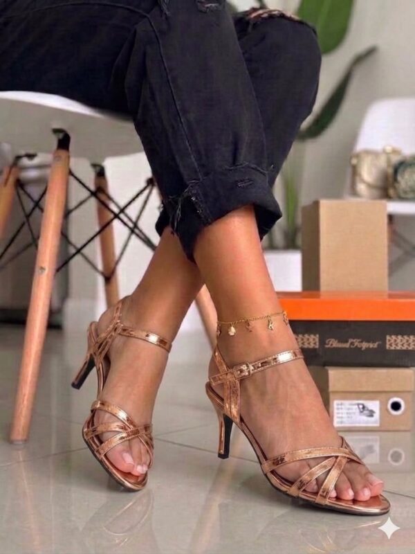 elegant women’s heeled sandals