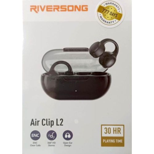 EA318 Air Clip L2 True Wireless Earbuds – Black ea318 air clip l2 true wireless earbuds – black