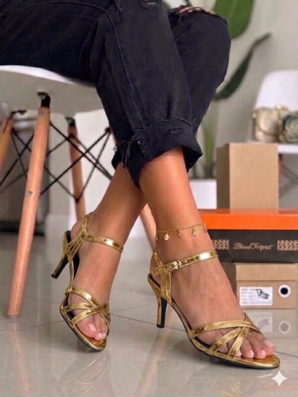 elegant women’s heeled sandals