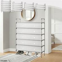 Anti dust Tier Stackable Shoe Rack anti dust tier stackable shoe rack