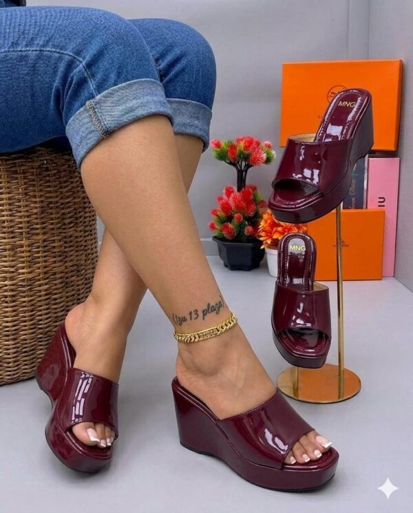 chunky platform heels