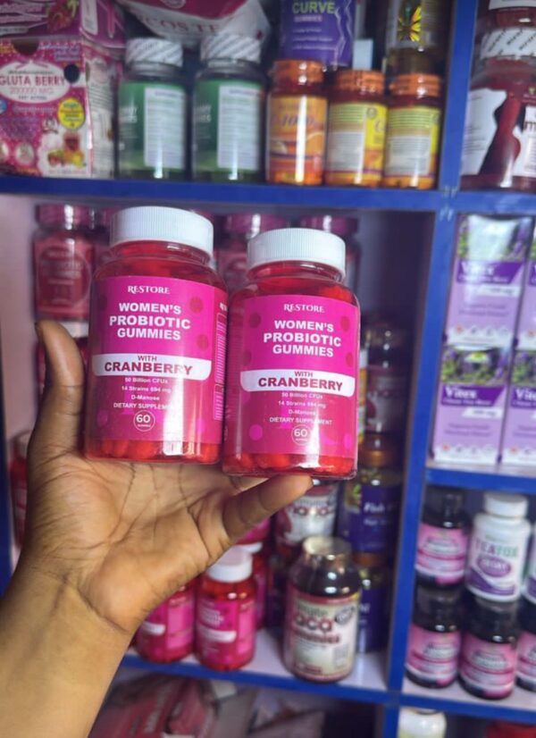 women's cranberry & d-mannose probiotic gummies