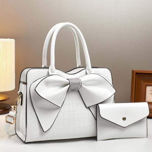 gloss leather bag