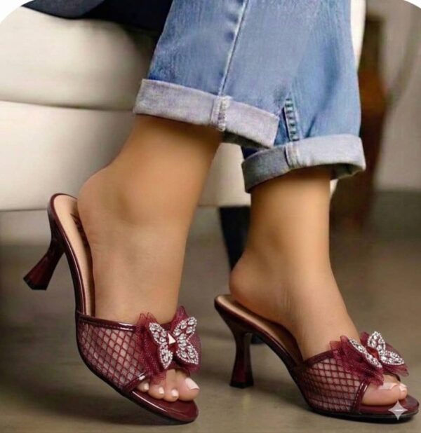 Chic Heeled Slippers chic heeled slippers