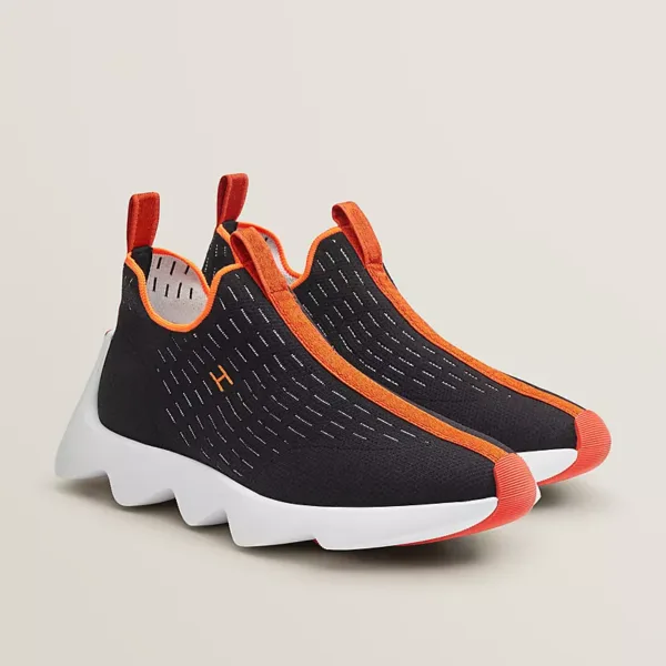 bo fashion sneakers – black orange