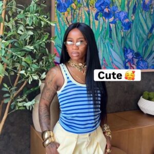 Marketplace & Online Shopping 131 Striped Knit Tank Top by ZR