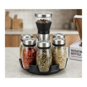 7PCS Glass Spice Container Set