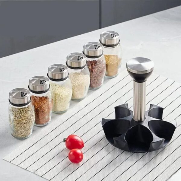 7PCS Glass Spice Container Set 7PCS Glass Spice Container Set