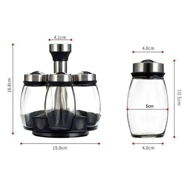 7PCS Glass Spice Container Set 7PCS Glass Spice Container Set