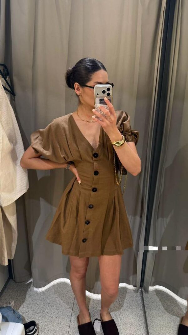 Women’s Linen Shirt Dress Women’s Linen Shirt Dress