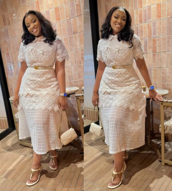 Floral Lace Shirt Dress Floral Lace Shirt Dress