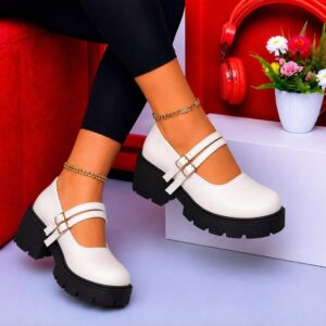 Classic Mary Jane Block Heels